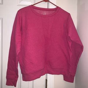 Hanes Pink Crewneck Sweatshirt